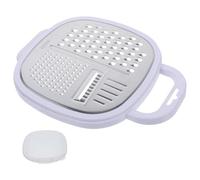 WESIEVYA 1pièce Râpe Trancheuse Inox Multifonction pour Légumes Ustensile Cuisine Pratique et Rapide Outil Portable pour Découpe Variée Facile à Nettoyer et Ranger Couleur Aléatoire
