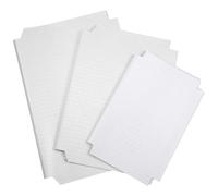 WESIEVYA 30pièces Protège-cahiers Transparent Adhésif Pp Étanche Film Auto-adhésif pour Couverture de Scolaires Protège-documents pour Cahiers Exercices et Notes Variées
