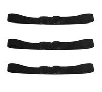 WESIEVYA Attaches de Paquet Poubelle Élastiques 3pcs en Plastique Bande Élastique pour Fixation Sécurisée et Anti-glissement Poubelle Noire