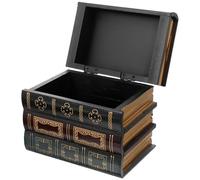 WESIEVYA Lot de Livres Décoratifs en Panneaux de Densité Design Unique pour Décoration de Salon et Maison, Accessoire Faux Décor Élégant et Fonctionnel