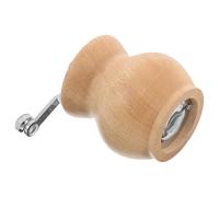 WESIEVYA Moulin à Poivre Manuel Broyeur D'épices Pratique et Robuste en Bois Naturel Beige avec Manivelle, Matériau Stable, pour Bbq Cuisine