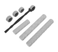 WESIEVYA Outils en Argile pour Boucles D'oreilles 8 Pièces avec Rouleaux Texturés en Plastique, Manche Interchangeable, Adaptés aux Débutants pour Création à Domicile