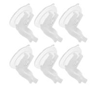 WESIEVYA Pince pour Porte-Bougie Ventouse Puissante en PVC, Lot de 6 Pièces, Stable et Protège la Surface, pour Bougeoirs Électriques en Verre et Boutiques