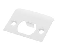 WESIEVYA Plaque de Sécurité en Acier Inoxydable pour Serrure de Porte, Rallonge de Gâche Stable Compatible Plusieurs Types de Pênes pour Installation Professionnelle