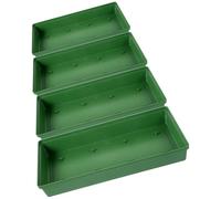 WESIEVYA Plateau Floral en Plastique Vert 4 Pièces pour Décoration Mariage et Grandes Occasions, Mousse pour Fleurs Réutilisable Facile à Utiliser