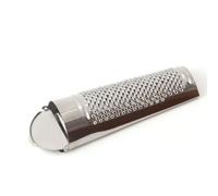 WESIEVYA Râpe à Fromage en Acier Inoxydable Argenté Facile à Nettoyer avec Lames Incurvées Brosse de Nettoyage Incluse, pour Pommes de Terre et Légumes