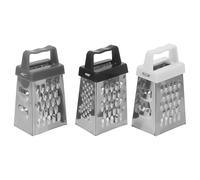WESIEVYA Râpe à Légumes Trancheuse Résistante la Rouille 3pcs en Acier Inoxydable Ustensile Multifonction Quatre Faces Cuisine pour Pommes de Terre et Œufs