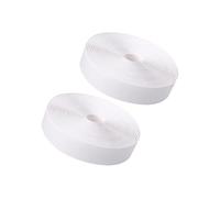 WESIEVYA Ruban Adhésif Double Face Blanc en Nylon 2 Cm X 5 M Crochet et Boucle, Autocollant Réutilisable pour Fixation D’objets Légers en Bricolage et Couture