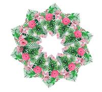 WESIEVYA Serviettes Jetables en Papier pour Party Impression de Serviettes Tropicales Hawaïennes, Décoratives et Sûres, Lot de 20pcs, pour Sandales Femme