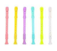 WESIEVYA Stylo Gel Flûte Traversière 6pcs Encre Liquide Pp Design Créatif pour Prise de Notes Étudiants Usage Scolaire Présent Plusieurs styles