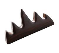 WESIEVYA Support pour Pinceaux de Calligraphie en Bois Massif Forme Montagne Café, Porte-stylo Simple Design pour Accessoires de Thé et Bureau