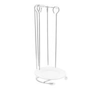 WESIEVYA Support Suspendu Facile à Nettoyer pour Barbecue avec Grille à Rôtir Ergonomique en Acier Inoxydable pour Brochettes Lors Barbecues Entre Amis