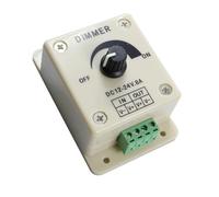 WESIEVYA Variateur Mural Manuel LED 12v 8a en Plastique Gradation Rapide et Économie D'énergie pour Éclairage de Garage à Intensité Variable