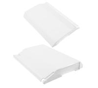 WESIEVYA Volet de Remplacement Installation Rapide et Solide pour Skimmer de Piscine Blanc en PVC Éponge, 2 Pièces pour Porte de Skimmer de Piscine