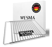 WESMA Grille de four réglable, 38 à 68 x 32 cm, grille de four, extensible, universelle, pour four, grille de four, grille de four, grille de four, grille de four, certifiée TÜV et résistante à la