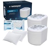Wessper 2x Déshumidificateur d'air pour la Maison, absorbeur d'humidité et Anti odeurs pour pièces de 20 m², Incl. 2X Sachet de 250g