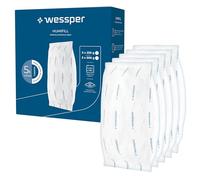 Wessper Absorbeur d'humidité, Granulés Déshumidificateur 250g - 5 pièces | recharge absorbeur d'humidité , Pour Tous les deshumidificateur, Anti Humidité Maison, Sans Électricité