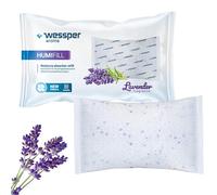 Wessper Absorbeur d'humidité Lavender, Granulés Déshydratants 250g 3 pièces | recharge absorbeur d'humidité , Pour Tous les deshumidificateur, Anti Humidité Maison, Sans Électricité