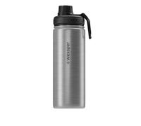 Wessper Gourde Thermique en Acier Inoxydable 500ml Anti-fuite Bouteille Isotherme, Thermos sans BPA avec 3 Couvercles | Gourde Argent Élégante Sport | Gourde Isotherme Enfants Adulte pour Camping