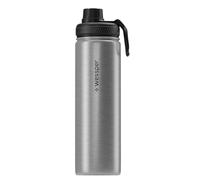 Wessper Gourde Thermique en Acier Inoxydable 700ml Anti-fuite Bouteille Isotherme, Thermos sans BPA avec 3 Couvercles | Gourde Argent Élégante Sport | Gourde Isotherme Enfants Adulte pour Camping