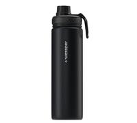 Wessper Gourde Thermique en Acier Inoxydable 700ml Anti-fuite Bouteille Isotherme, Thermos sans BPA avec 3 Couvercles | Gourde Noir Élégante Sport | Gourde Isotherme Enfants Adulte pour Camping