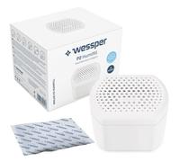 Wessper HumiFill Déshumidificateur d'air pour la Maison coloris blanc Inclus 1 Sachet de 250g parfum lavande