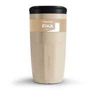 Wessper Tasse de Voyage avec Couvercle pour Voiture 400 ml, Gobelet café pour boissons chaud et froid, Sanz BPA, Thermos Café Mug à emporter- Facile à Transporter-Beige