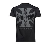 West Coast Choppers WCC T-Shirt Iron Cross Solid Black-XXL