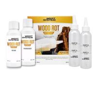 WEST SYSTEM Kit Réparation Bois Pourri - Colle et Résine Époxy Bi-composant, Pâte à Bois pour Restaurer, Renforcer Huisseries, Abris, Clôtures et Usage Marine - Petite