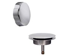Westbrass A50TE-26 Garniture de rechange standard de 3,8 cm pour bonde de baignoire et trop-plein, chrome poli