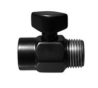 Westbrass D309-62 Vanne de déclenchement du volume pour bras de douche 1/2" Noir mat