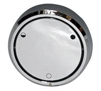 Westbrass D493CHM-26 Lot de 2 canalisations de Baignoire avec Plaque Frontale à 2 Trous Chromé Poli