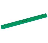 Westcott 10172 00 Règle en plastique, avec graduation dispose d'un trou de suspension, cm pratique/mm, vert