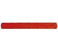 Westcott 10222 00 Règle Flexi, incassable, transparent 30cm