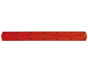 Westcott 10222 00 Règle Flexi, incassable, transparent 30cm