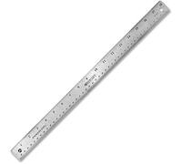 Westcott Bureau Règle en acier inoxydable avec base en liège antidérapant, 45,7 cm