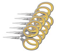 Westcott Ciseaux E-30420 I-00 anti-rouille Super titane, 6 CM (lot de 6)-Gris/jaune