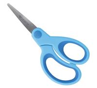 Westcott Ciseaux pour enfants Softgrip bleus pour droitiers | Ergonomique pour écoliers | 13 cm (5") | E-21583 00