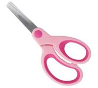 Westcott Ciseaux pour enfants Softgrip rose pour droitiers | Ergonomique pour enfants d'âge préscolaire | 13 cm (5") | Pointe arrondie | E-21580 00