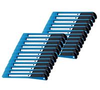 Westcott cutter e-84000 00 office lame 9 mm, plastique (lot de 24)-bleu/noir