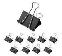 Westcott E-10700 00 Lot de 12 pinces 50 mm, noir 50 mm Noir