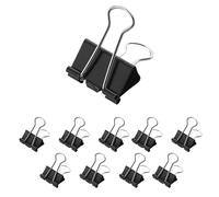 Westcott E-10702 00 Lot de 12 pinces à dos pliantes Noir 25 mm
