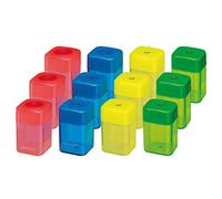 Westcott e-14214 taille 00-i 8 mm, lot de 12 gommes rondes 4 couleurs