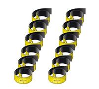 Westcott e-15990 00-règle flexible i, le dos magnétique 30 cm, jaune lot de 12/noir