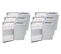 Westcott e-17004 00-i formularhalter-coffret en aluminium, format a4, innenliegender boîtier ouverture sur le côté - 6 pièces