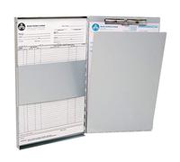 Westcott E-17004 00 Porte-document en aluminium Format A4 Avec planchette à pince Ouverture latérale