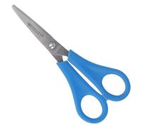 Westcott E-21595 00 Ciseaux pour enfant avec échelle intégrée de 5 cm Bleu 13 cm Idéal pour les mains des enfants Lame en acier inoxydable de qualité supérieure