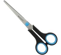 Westcott e-30271 easy-/00, revêtement en plastique souple, 17,4 cm - 12 lot de 12 stylos noir/bleu
