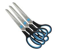 Westcott E-30283 00 Ciseaux Easy Grip/Softgrip 21 cm Bleu/Noir (Lot de 3)
