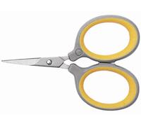 Westcott E-30420 00 Ciseaux en titane à poignées ultra douces 76 mm (Gris/jaune)